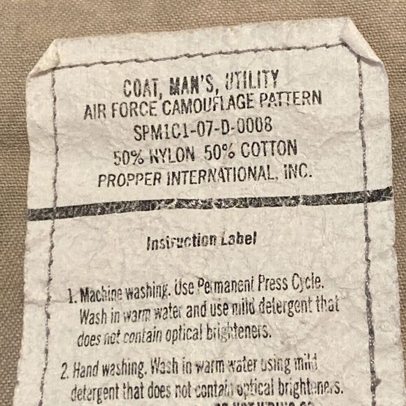 BDU camouflage top's size 36small - Picture 5 of 6